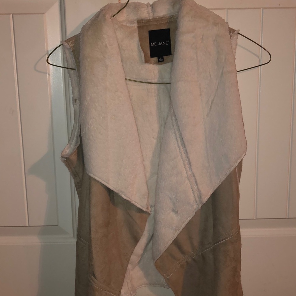 Faux fur vest